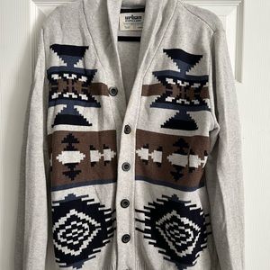 Mens Aztec Cardigan